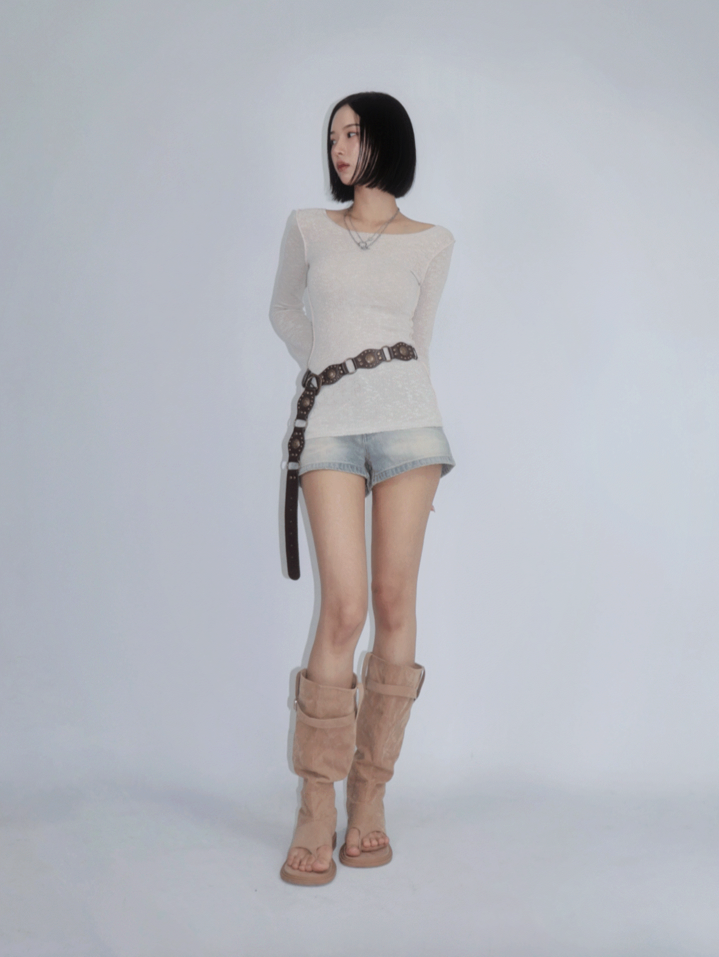 [핏보장/휴가룩]소프트 빈티지 데님 숏팬츠