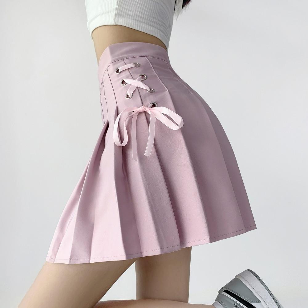 로리타 고스로리 스쿨룩 코르셋 테니스 스커트