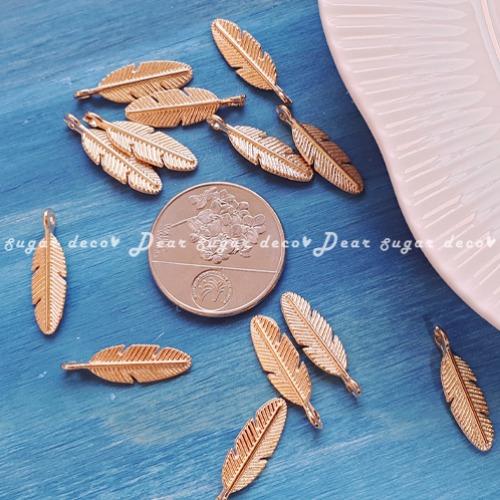 깃털 팬던트(6개)