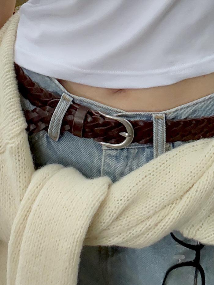 어나더 소가죽 벨트