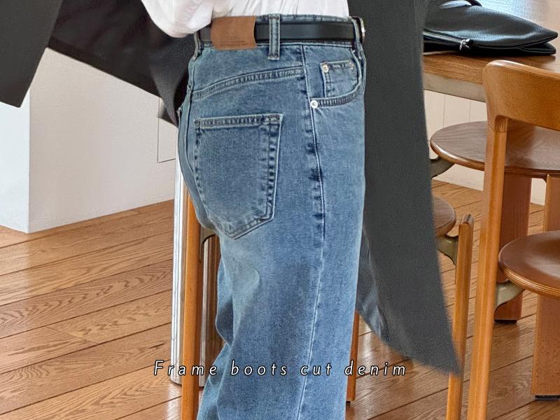 제작 | 프레임 부츠컷 데님