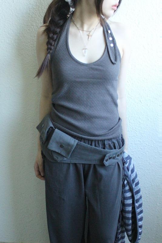 nature halter sleeveless (4color)