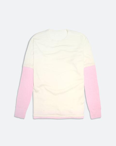 Cream and Pink Double Layer