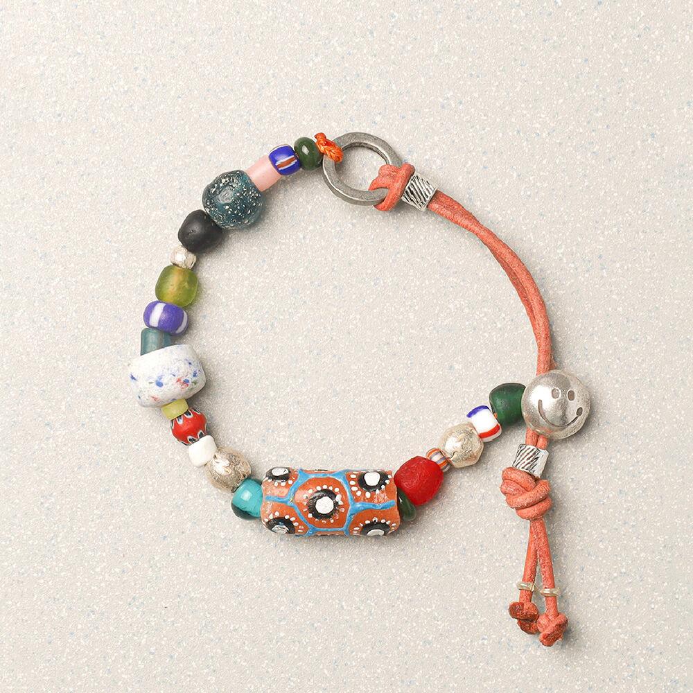 MAUI LEATHER BRACELET-BRICK : ARCHIVE-005