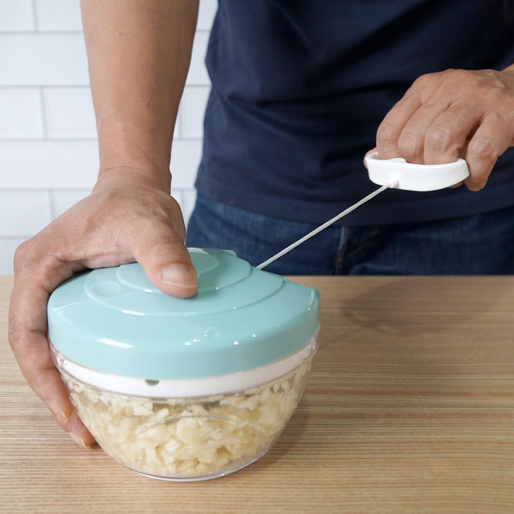 키친구 다지기 이유식 야채다지기 채소 양파 고기 만능 수동다지기 마늘가는기계 500ml