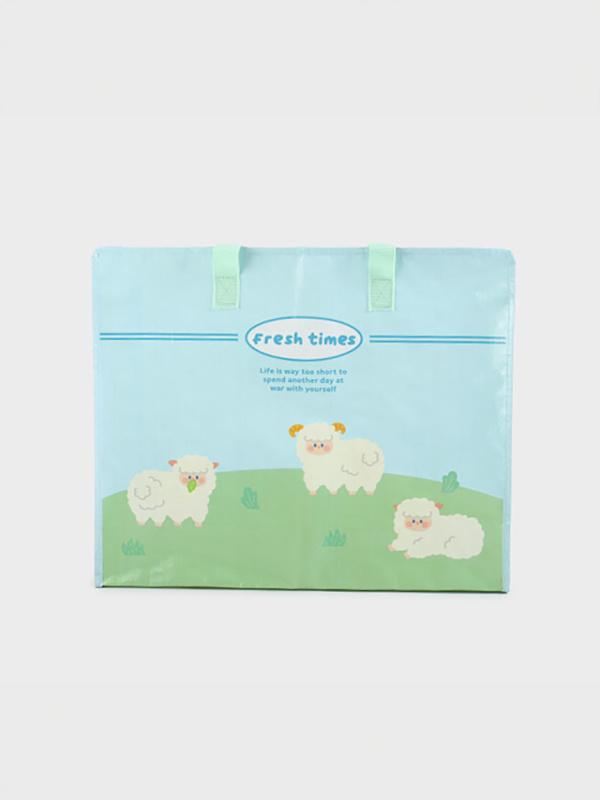 지퍼형 디자인 타포린백