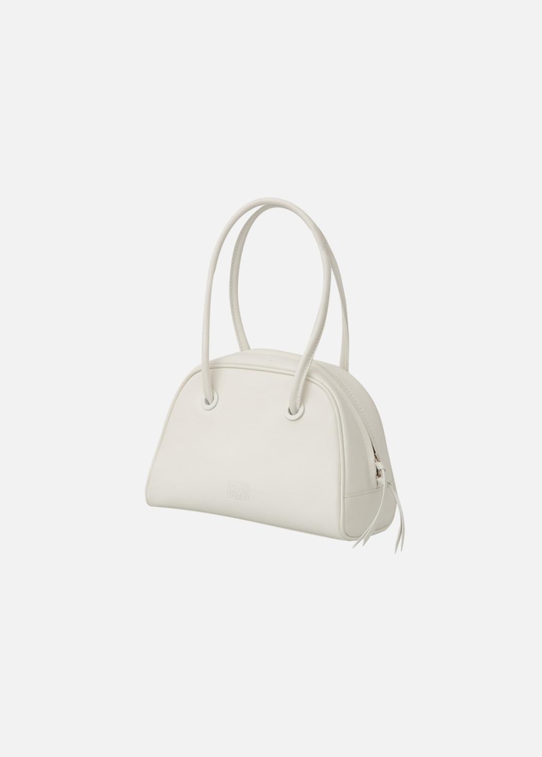 LUNE LEATHER BAG white