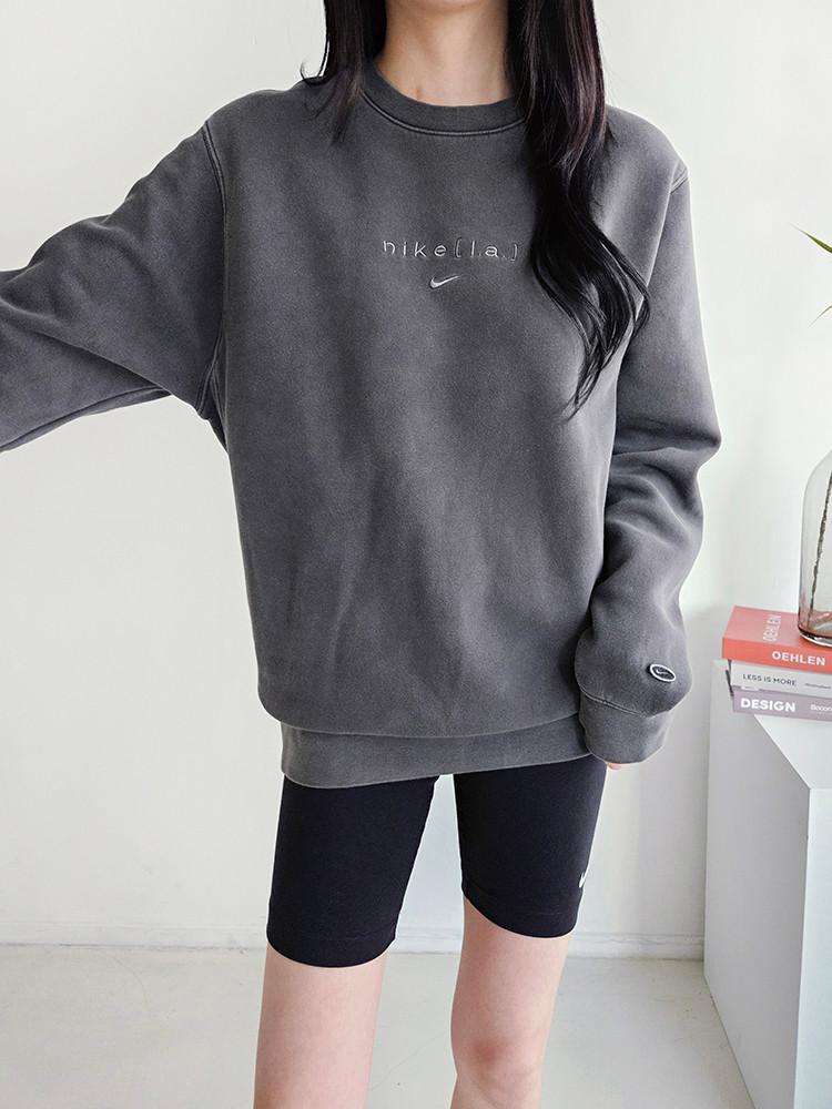 나이키 남성 스포츠웨어 클럽 플리스 블랙 크루넥 스웻셔츠