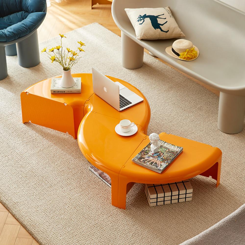 칩앤리빙 모듈 파스텔 5color 변형 테이블 4P 산다라박 루돌포 보네또 카르텔