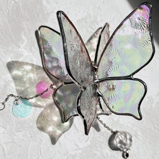 스테인드글라스 나비썬캐처 홈데코 홈인테리어용품