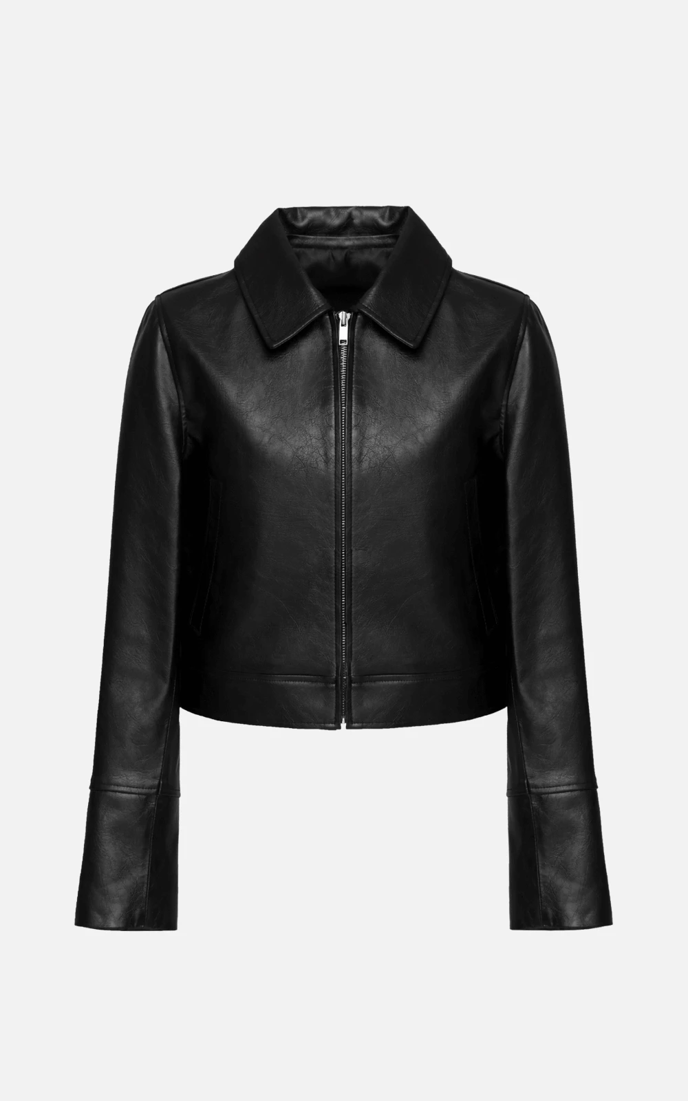 (THEMANON MADE) 모옌 카라 레더 자켓