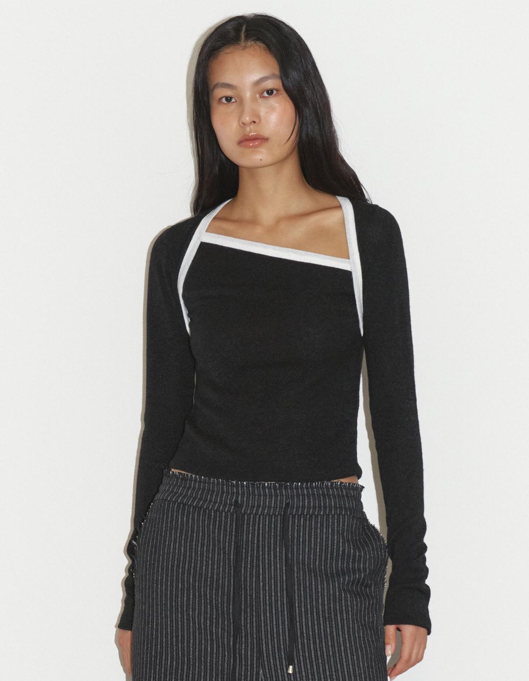 FAVOURITE LONG SLEEVE T-SHIRT, BLACK