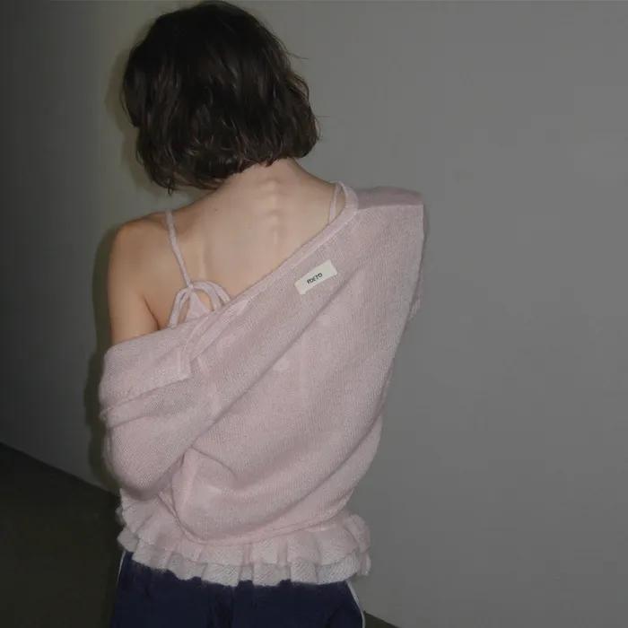 Melts cardigan set (pink)