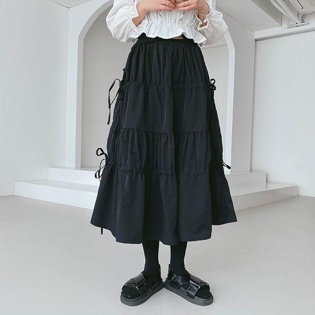 스트링 쥬드 롱스커트 (2월중-말 입고)