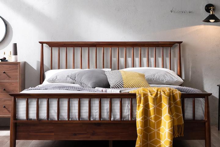 비발디 아카시아 원목 침대프레임(매트리스 포함) SS Q