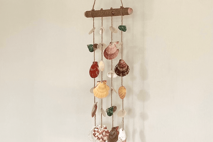 숲속의 바다 자개 조개 모빌