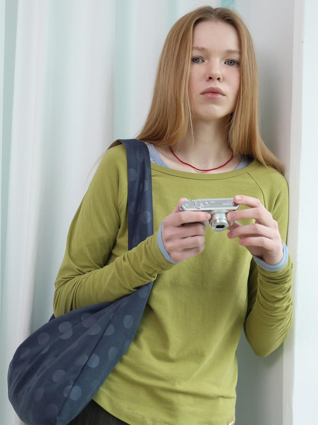 Solid Raglan Top [5 Color]