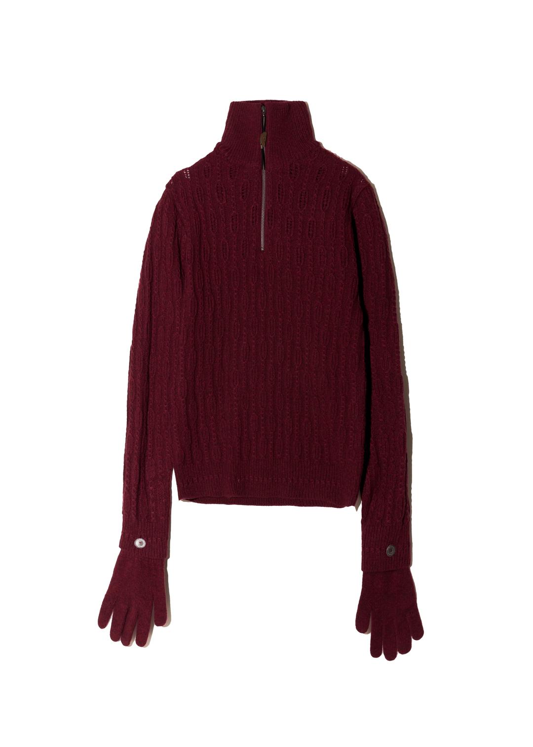 Troyer Knit Sweater w/ Gloves