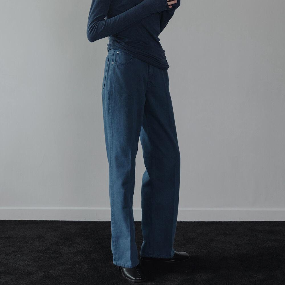 vintage dyed pants  (deep blue)