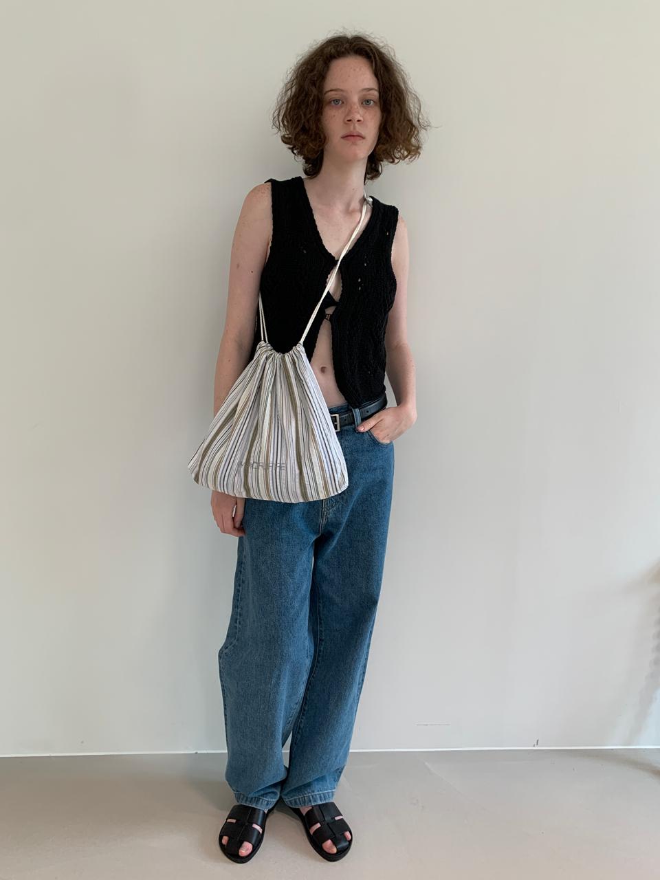 CROSS STITCH BAG STIRPE MEDIUM