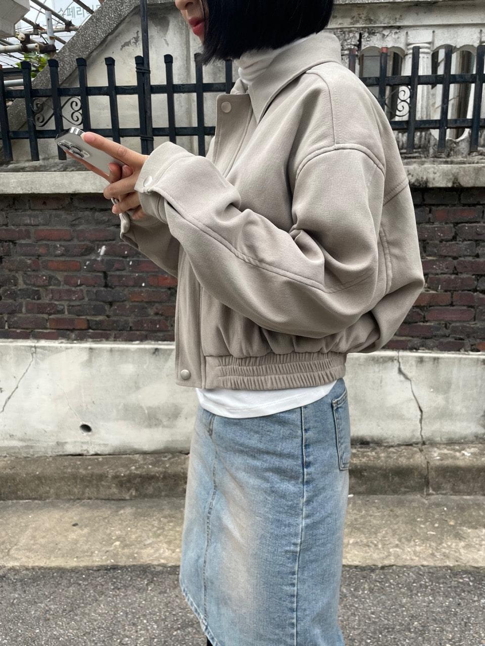 mild line blouson (2color)