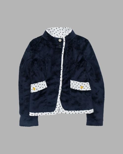 더뮤지엄비지터(THEMUSEUMVISITOR)  STAR LINING POINT FUR JACKET (DARK NAVY) - 사이즈 & 후기 | 무신사
