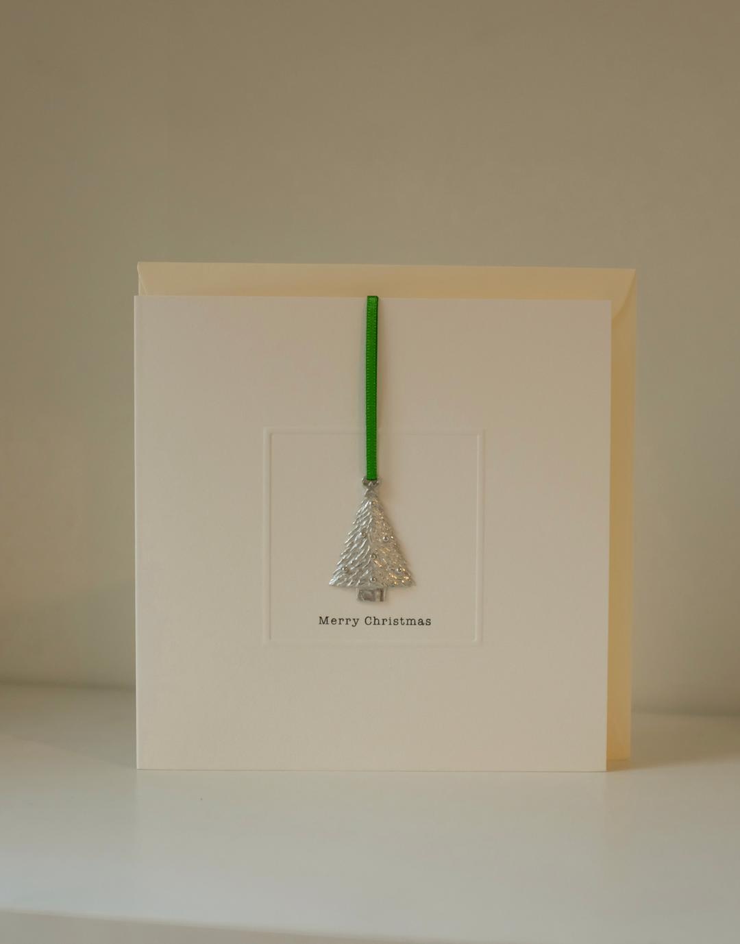 Lancaster&Gibbings Pewter Christmas Greeting Card (3types)