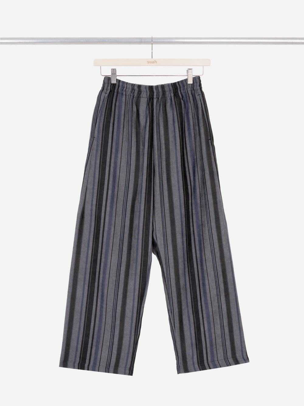 Stripe Easy Pant / Grey