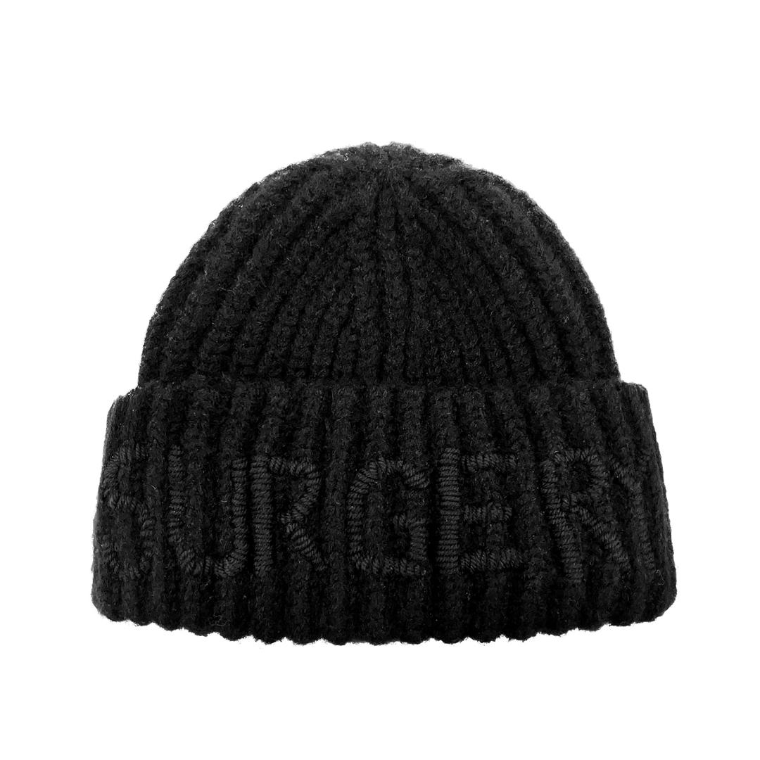 surgery hand stitch embroidery logo beanie 'black'