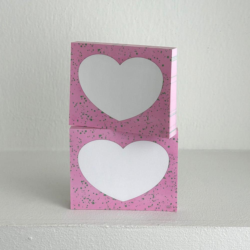 [아이민잇] 미니 메모패드 - 하트 01