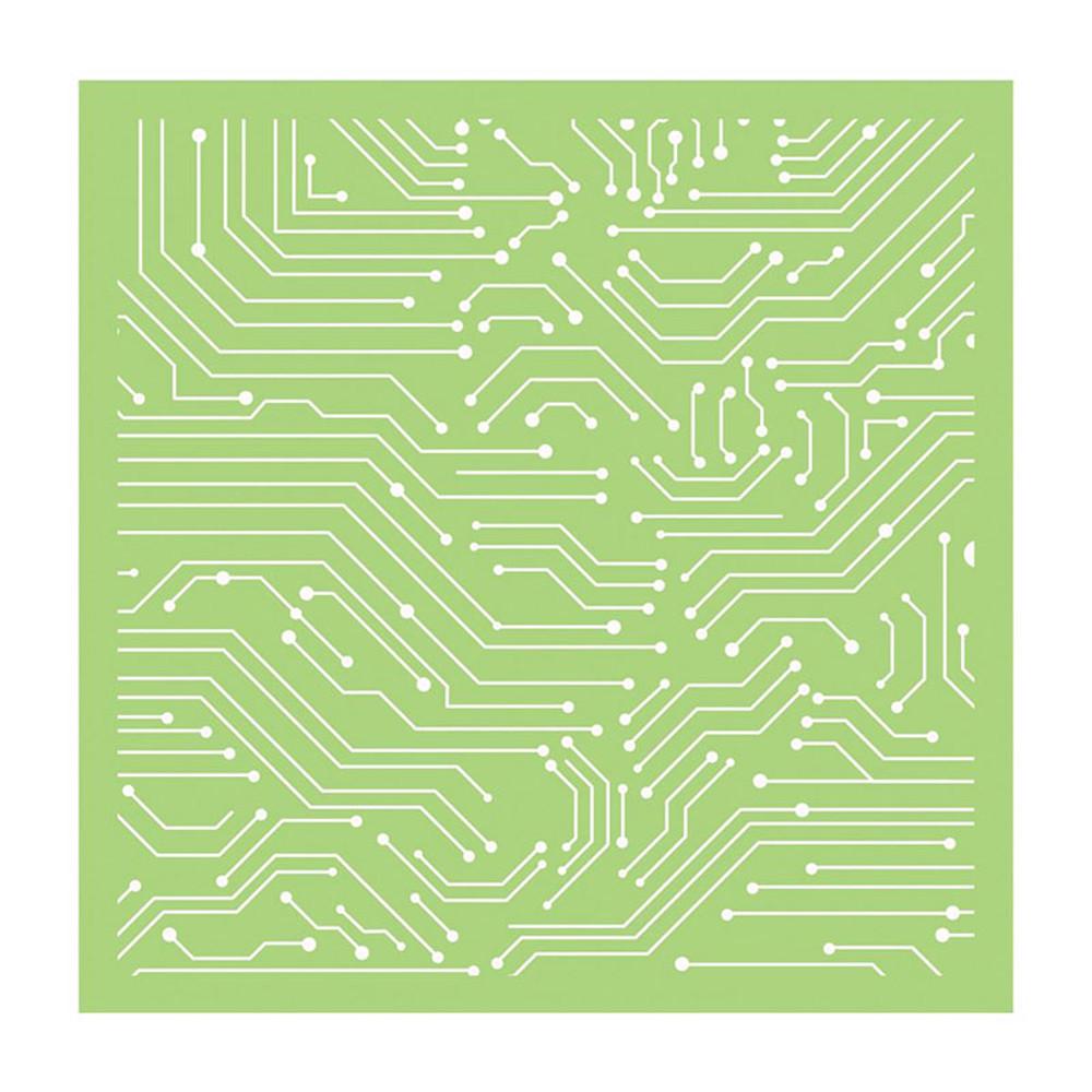KAISERCRAFT DESIGNER TEMPLATE IT494 Linear Lines 라이너 라인 스텐실 도안