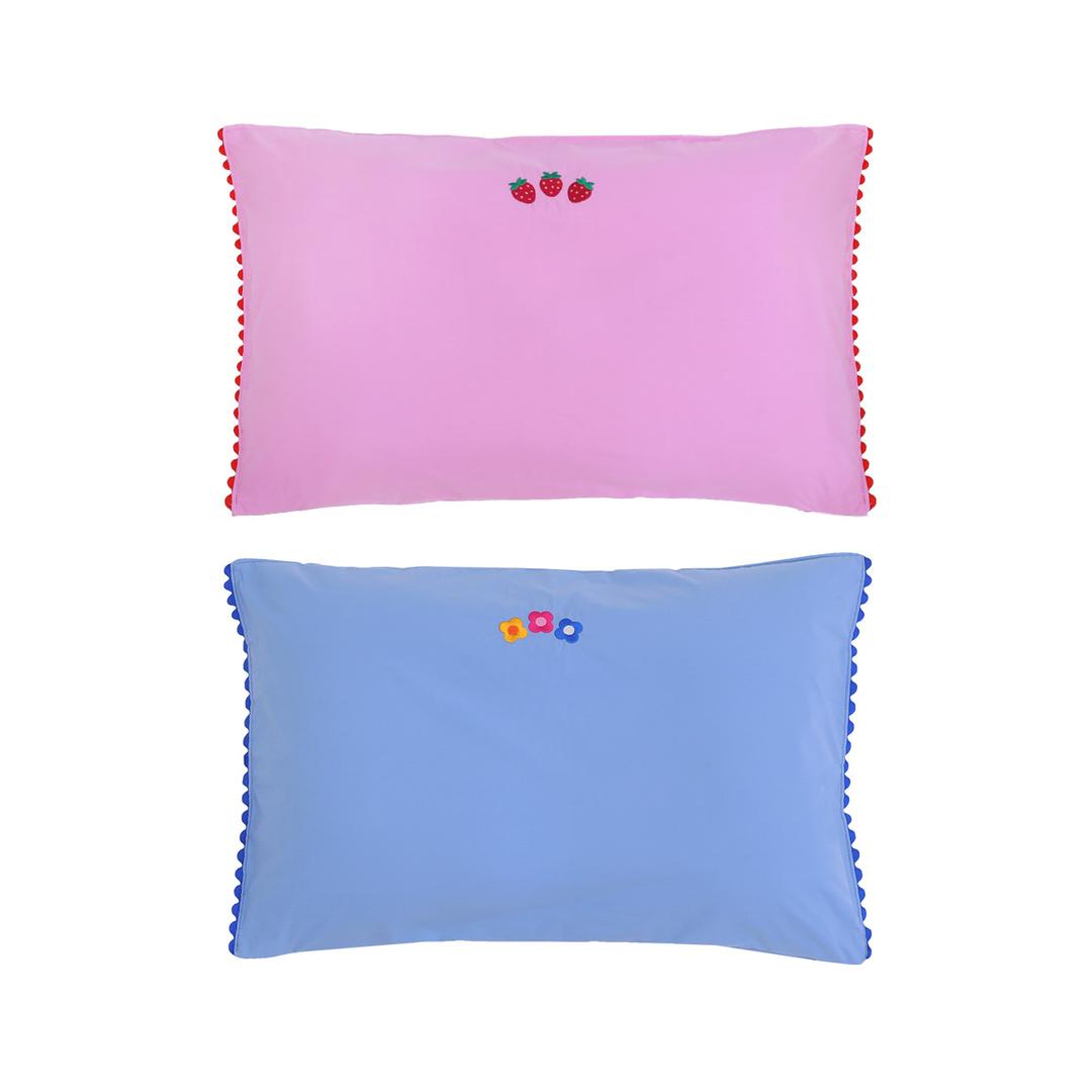 스텔라 베개커버(S) 블루/핑크