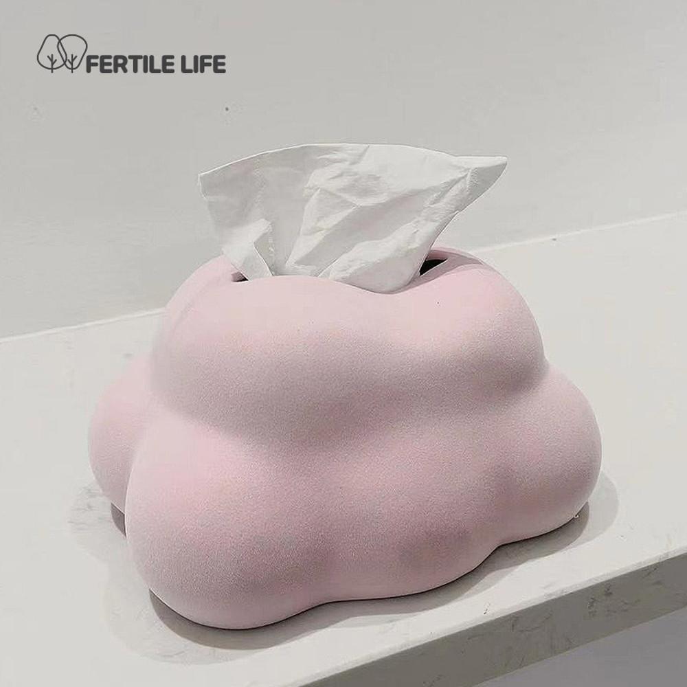 1+1 뭉게 구름 화장지 휴지 케이스 마시멜로 티슈 상자 거실 귀여운 크리에이티브 세라믹 도자기