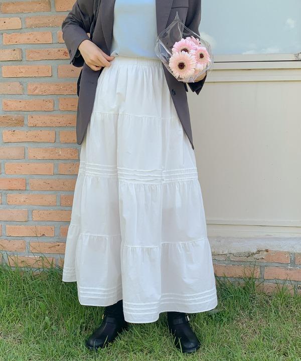 [허리밴딩/made] 퓨리엘 캉캉 롱스커트