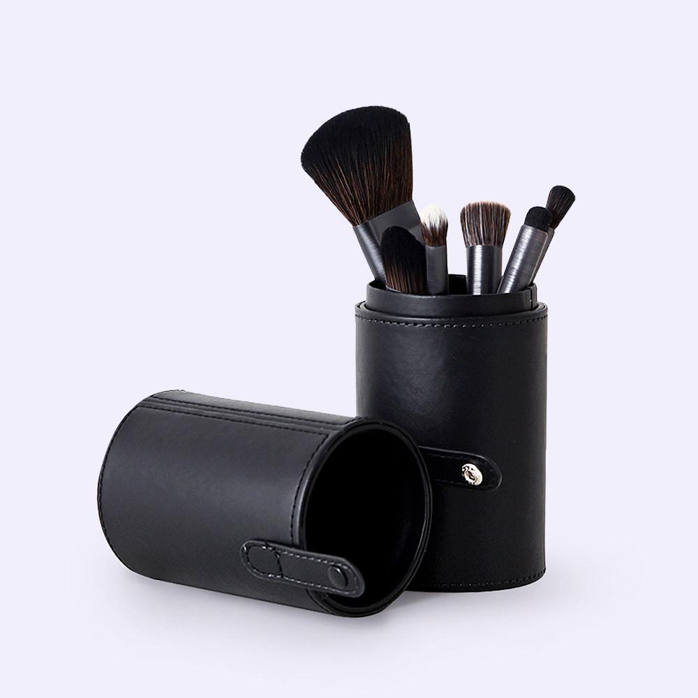 [쿠모] 메이크업 브러쉬 홀더 원형 케이스
