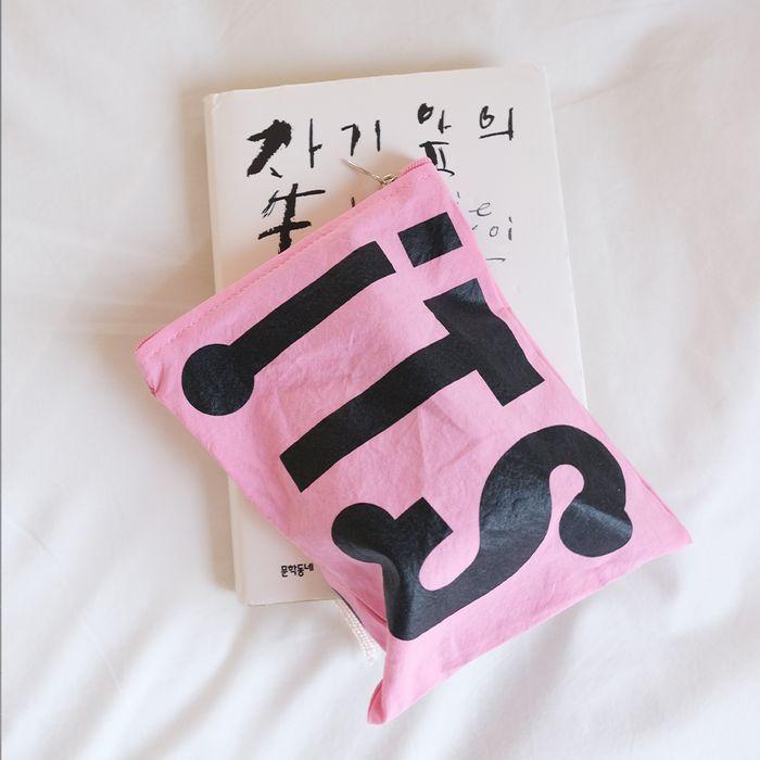 FRUiTS COLOR POUCH - LOVELY PINK BLACK