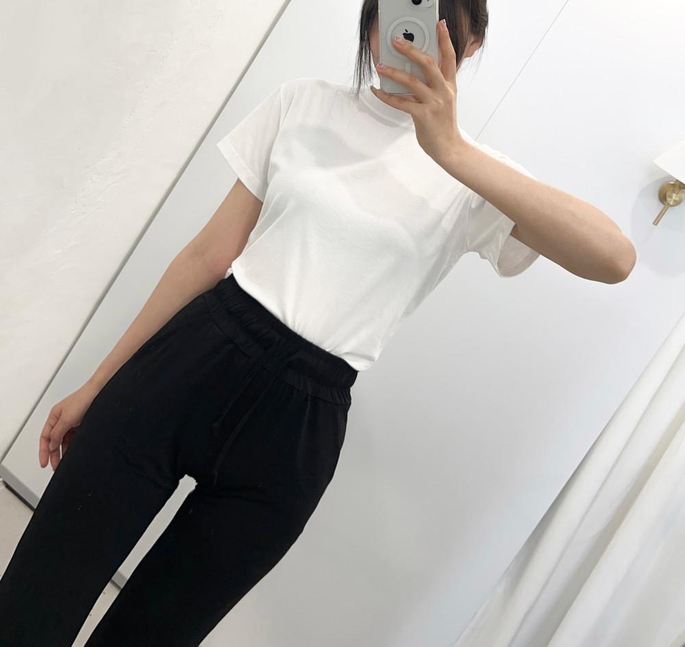 기본핏 필수템 쫀쫀반팔티셔츠