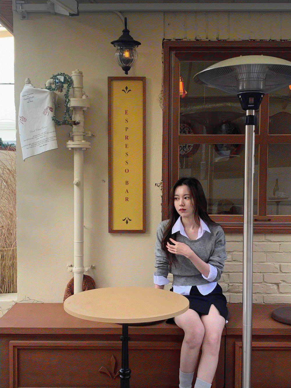 네임리 소프티 유넥 니트