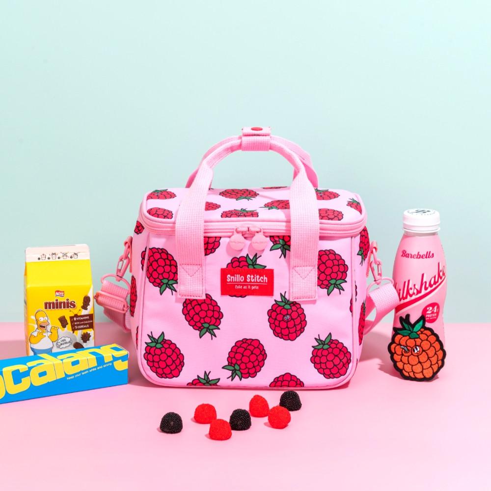 스닐로스티치 런치백 숄더 스트랩 라즈베리 핑크