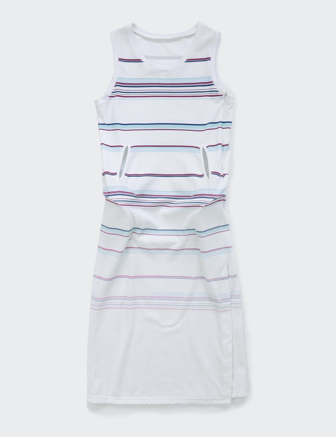 Wire stripe dress (purple)