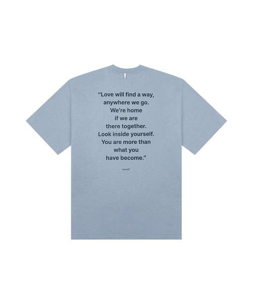 LOVE T-SHIRT - LIGHT BLUE