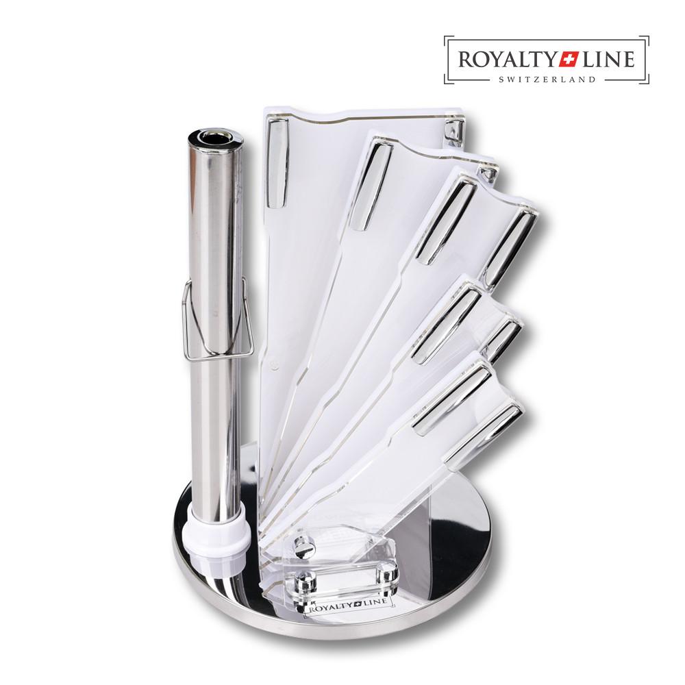 로얄티라인 스위스 화이트 아크릴 나이프스탠드 칼꽂이 칼블럭 칼보관 칼수납