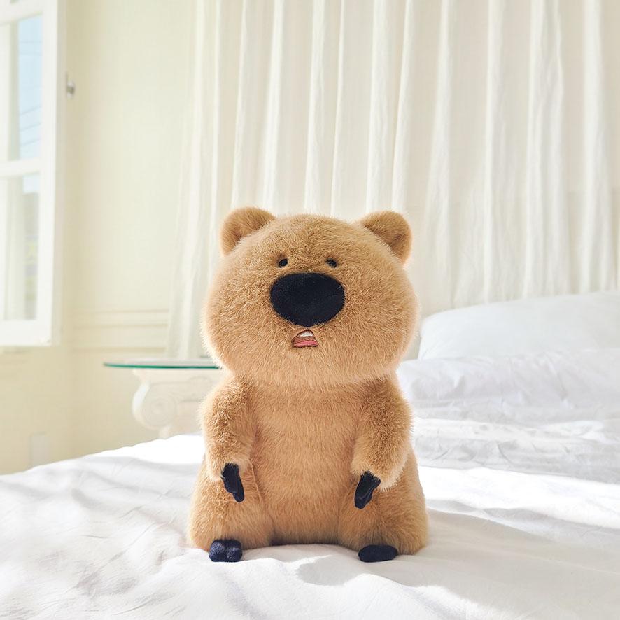 플러피 애니벌 씻은게 억울한 코커 25cm 봉제 쿼카인형