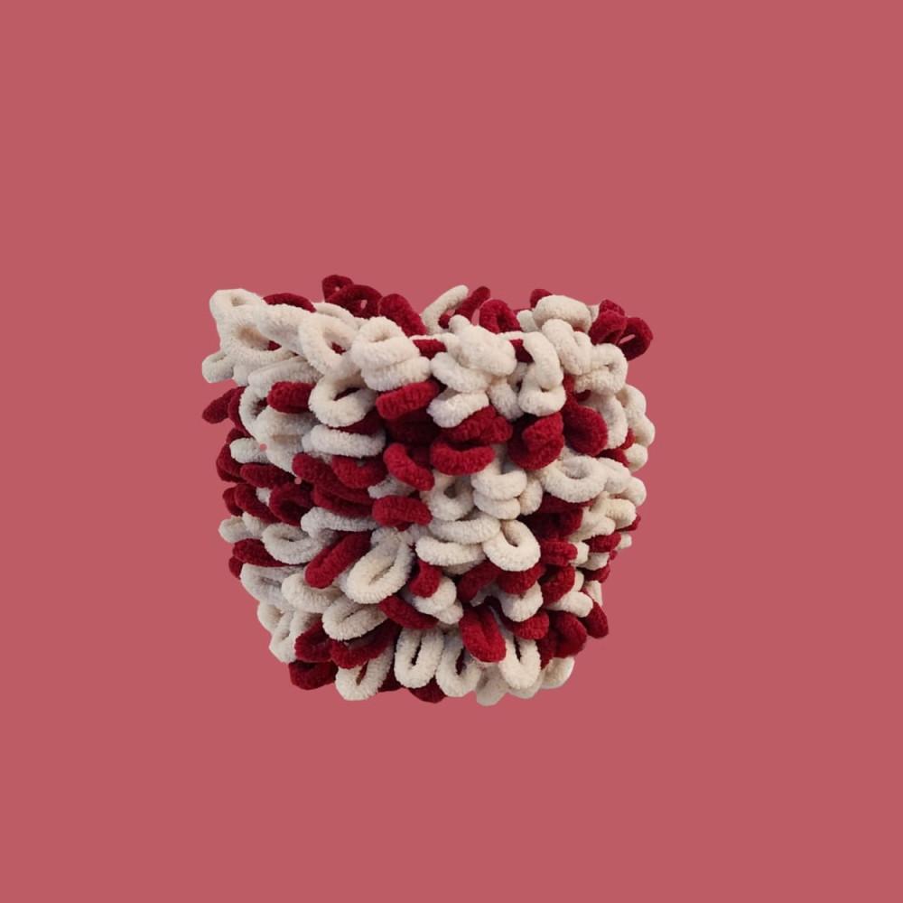 [게으른 놈놈 ] 팟커버 바구니 오브제 선물용 양털 뽀글이 화분커버 가리개 패브릭 원형 Emro바구니 식물 인테리어 소품 pot cover_lazy nomnom