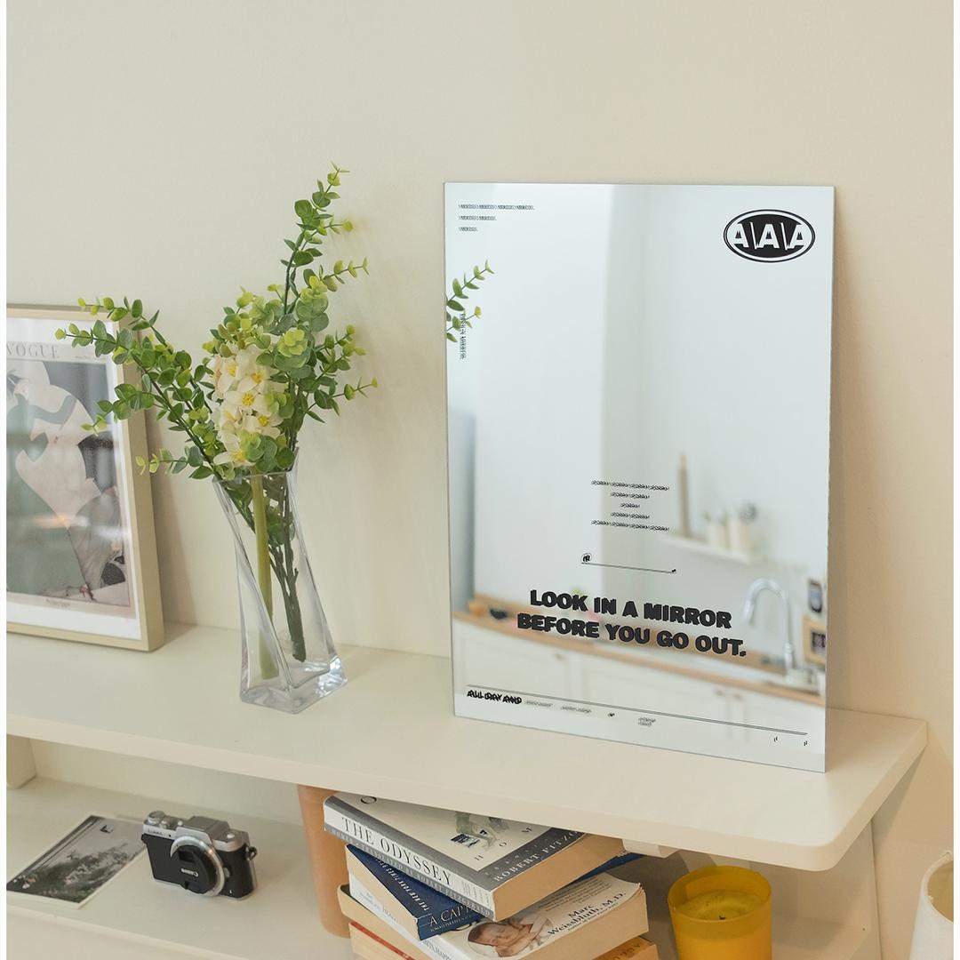 레터링 아크릴 거울_LETTER MIRROR BLACK