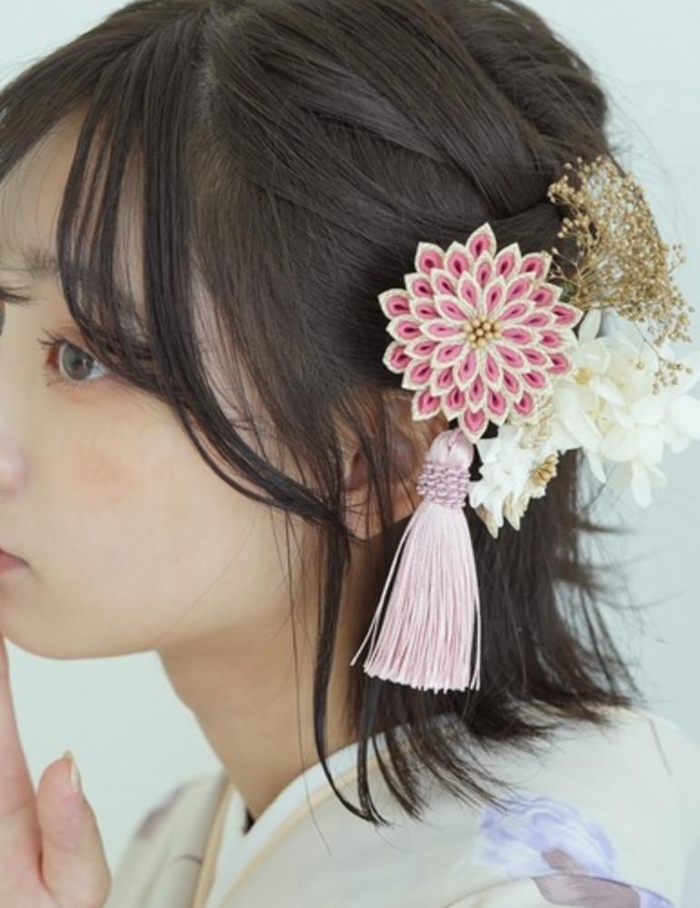 utatane 일본 헤어 장식 태슬 슬리핀 일본제