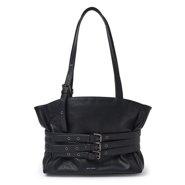 코르셋백 trio belt corset bag M nappa matt black