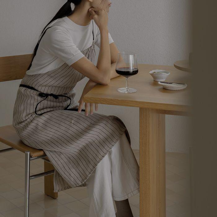 유르 린넨 앞치마