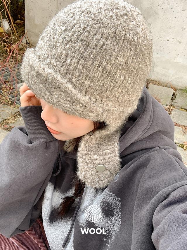 당당걸 더즐링 귀달이 울 니트 비니 모자