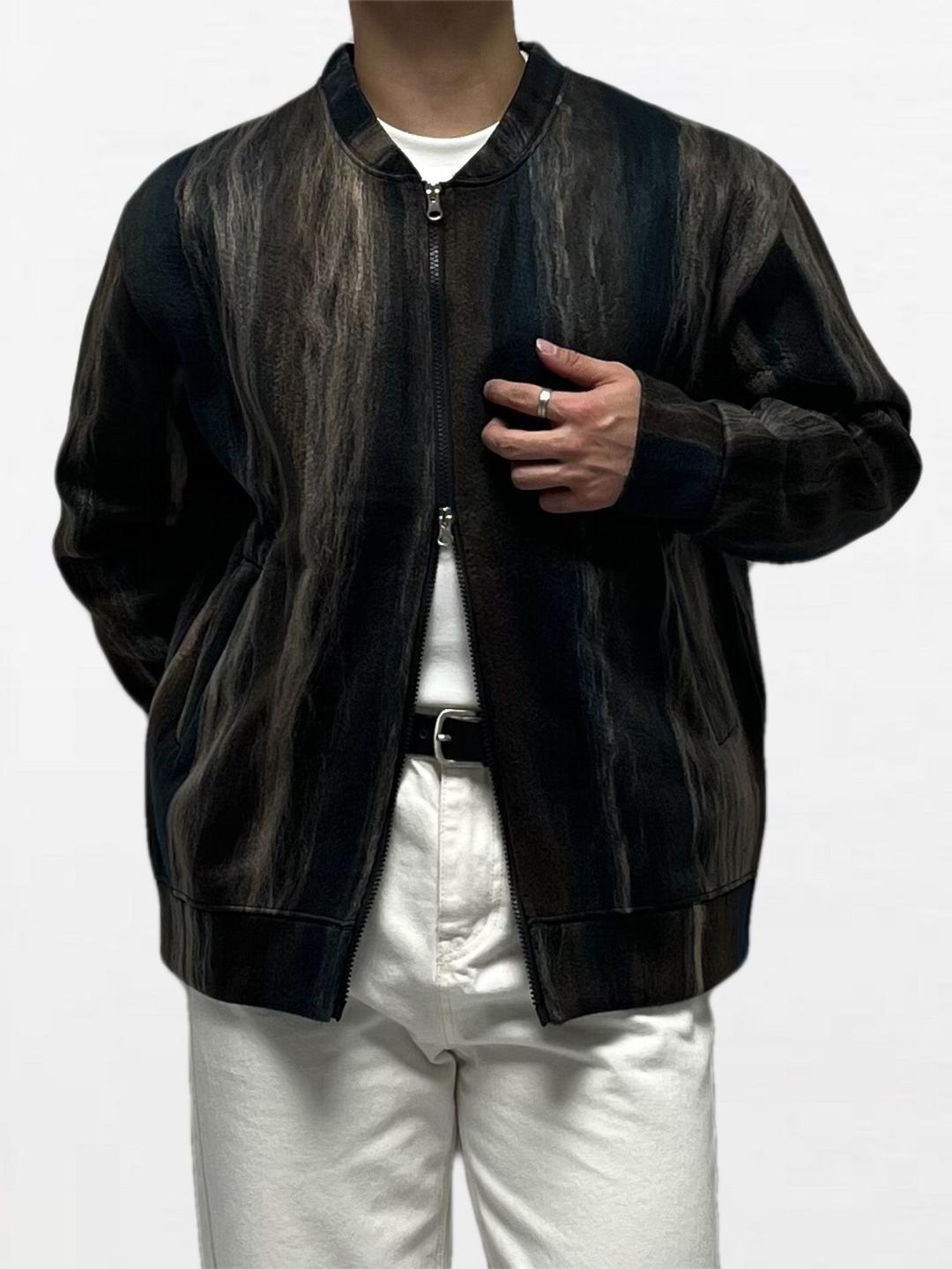 시즈닝 울 블루종